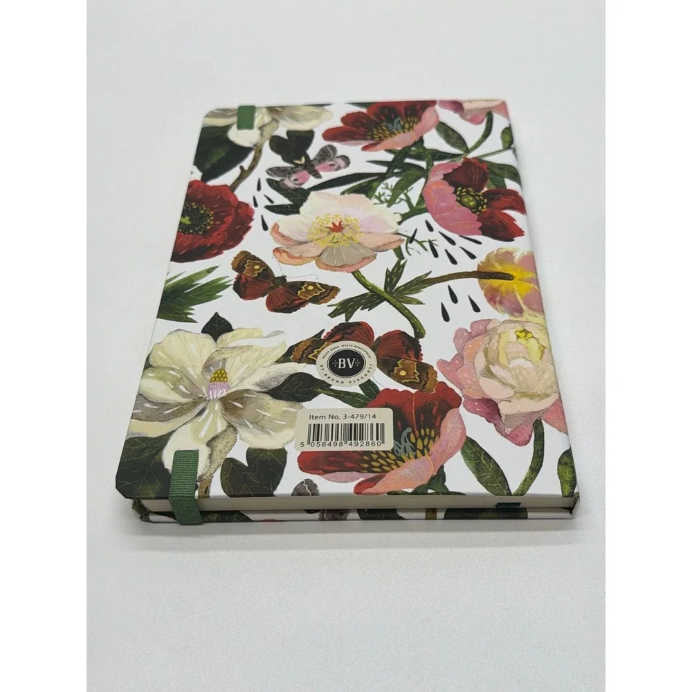 BV by Bruno Visconti Floral Butterfly Hardcover Lined Journal Gold Foil 3-479/14